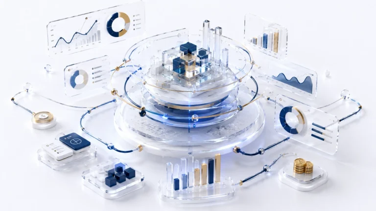 financial intelligence sculpture high